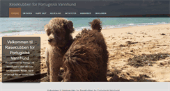 Desktop Screenshot of portugisisk-vannhund.no