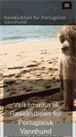 Mobile Screenshot of portugisisk-vannhund.no